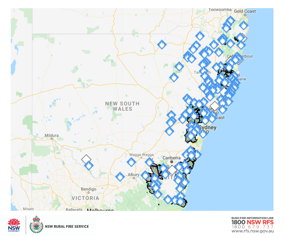 悉尼火情下的日常温馨瞬间