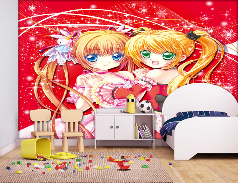 动漫壁画,绘梦之墙,见证自信与成长之路