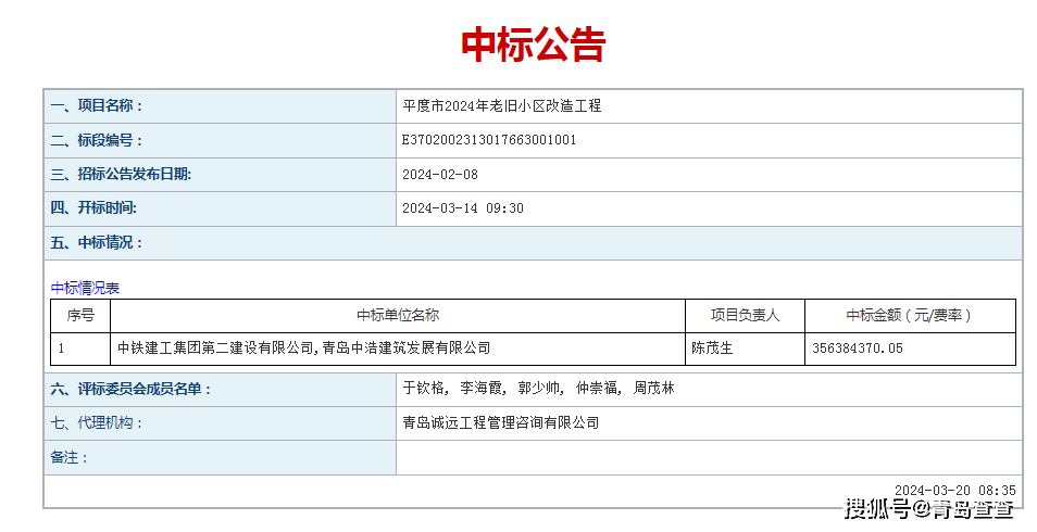中国十七冶最新中标信息公布,喜讯连连!