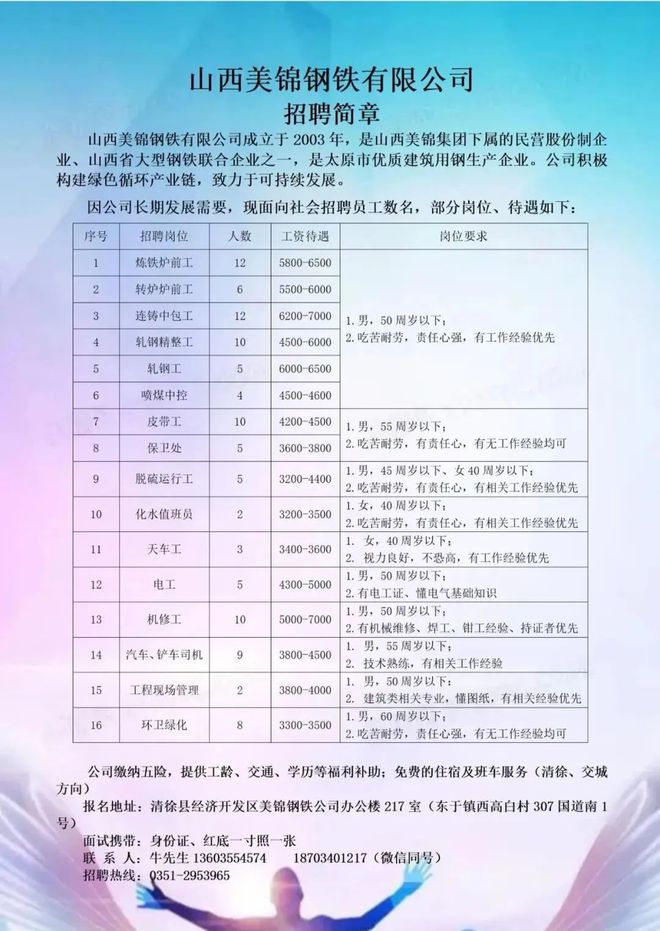 太原喷漆招聘最新消息