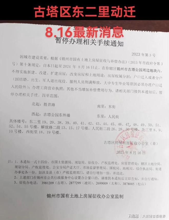 锦州动迁最新消息，一种观点下的影响分析